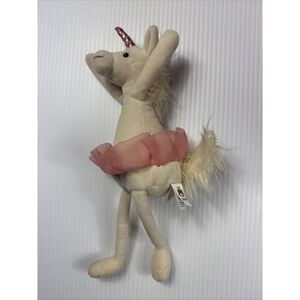 Jellycat Unicorn Plush Pink Tutu Ballerina Stuffed Animal Toy Dancing Darcey 11"